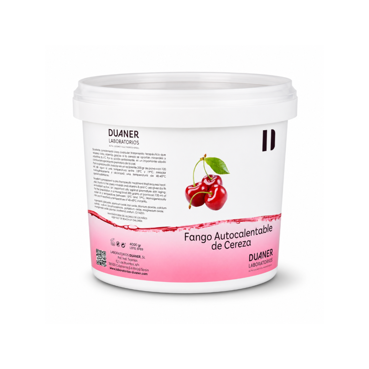 ENVOLTURA AUTOCALENTABLE DE CEREZA 4 KG