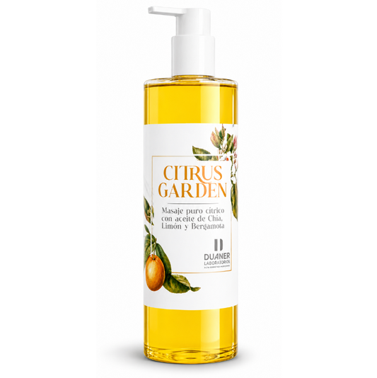 ACEITE DE MASAJE PURO CITRICO CON ACEITE DE CHIA Y ALBARICOQUE 500 ML