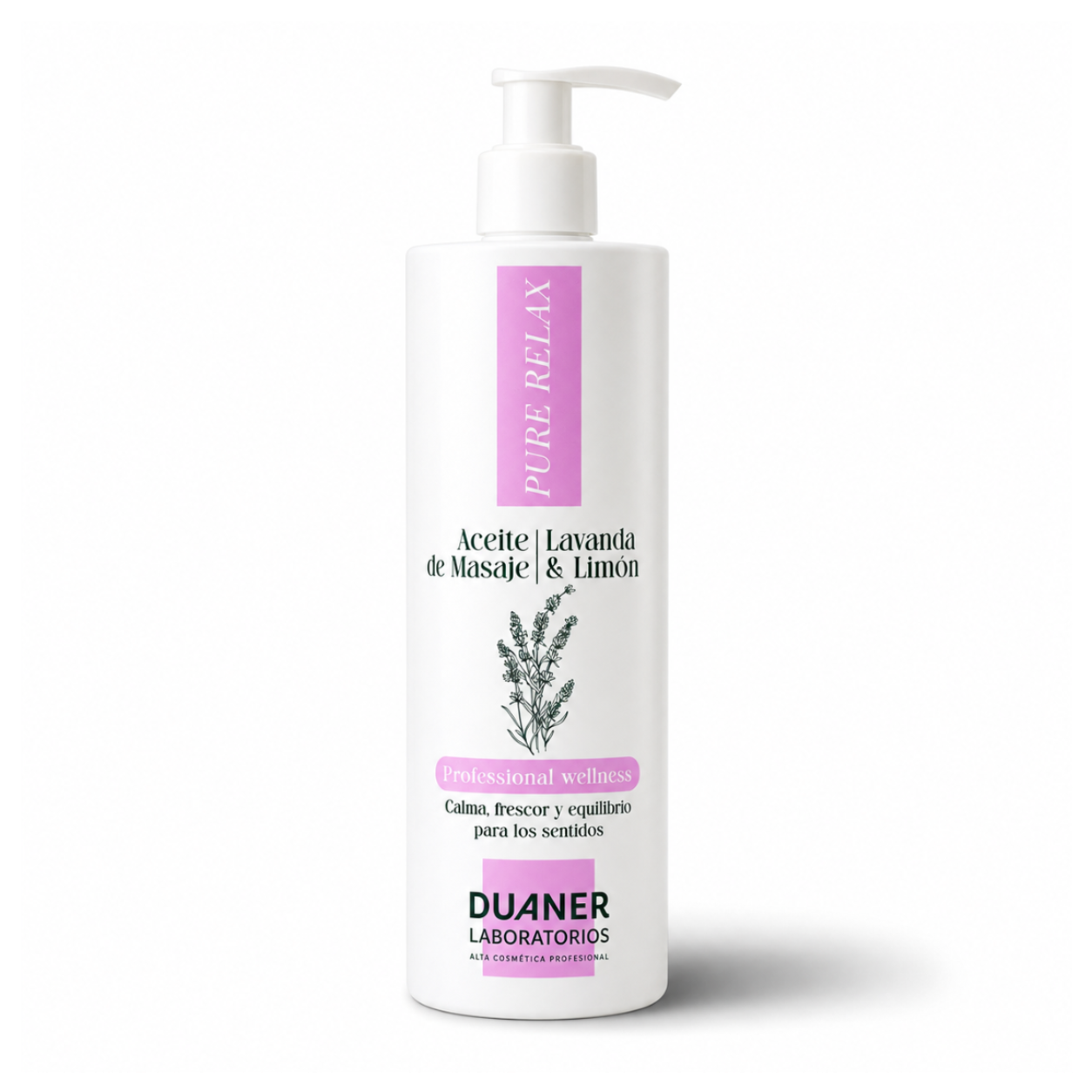 ACEITE DE MASAJE LAVANDA & LIMÓN 500 ML