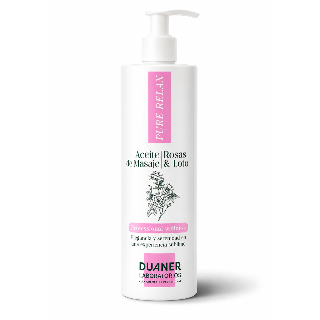 ACEITE DE MASAJE ROSA & FLOR DE LOTO 500 ML