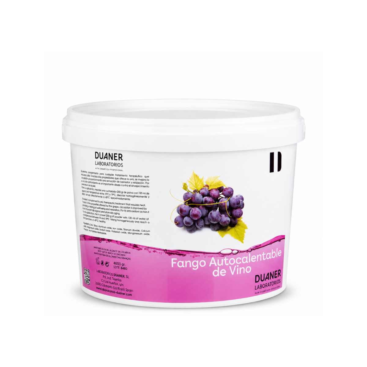 ENVOLTURA AUTOCALENTABLE DE UVA A 4 KG