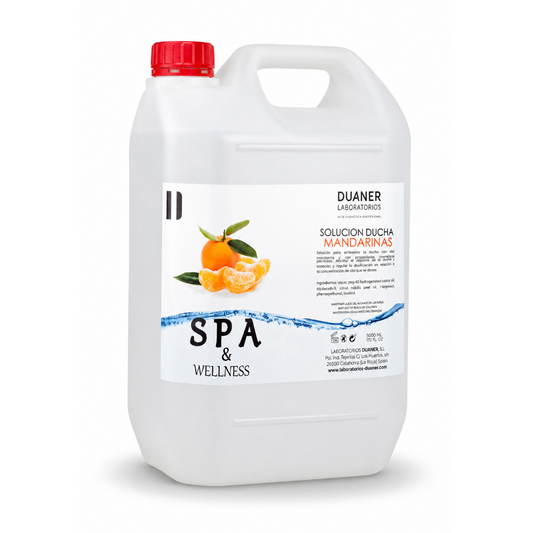 SOLUCIÓN DUCHAS MANDARINA 5 LITROS
